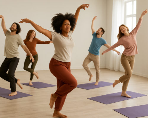 Groupe de personnes qui danse Groupe de personnes qui danse